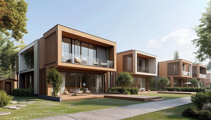 Residential homes in Thailand